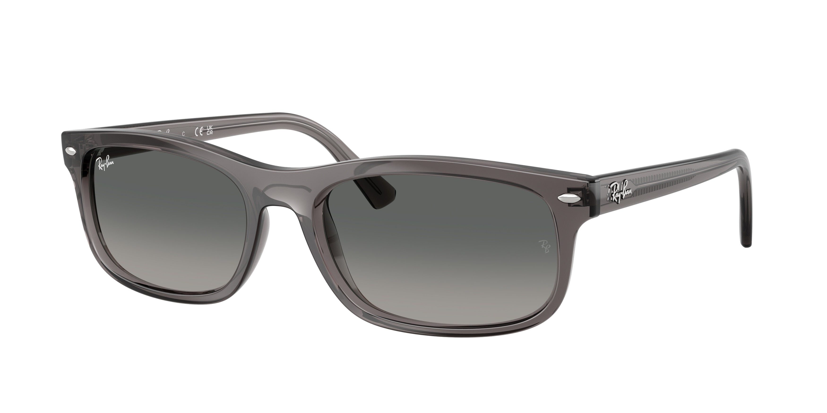 RAY-BAN 0RB2224 OPAL LIGHT GREY rectangle sunglasses by RAY-BAN