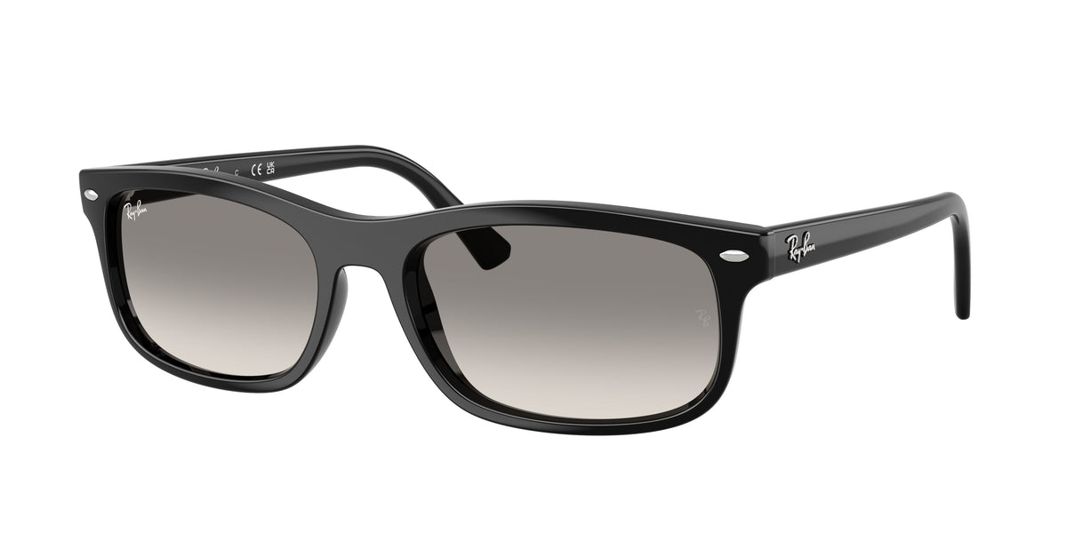 RAY-BAN 0RB2224 BLACK rectangle sunglasses by RAY-BAN