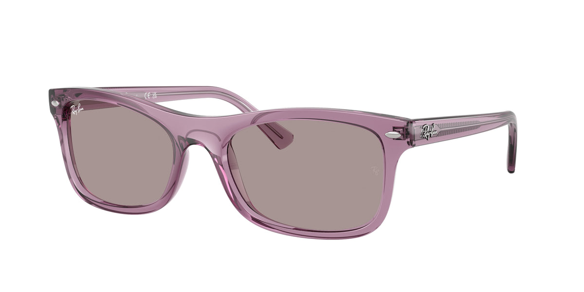 RAY-BAN 0RB2226 TRANSPARENT VIOLET square sunglasses by RAY-BAN