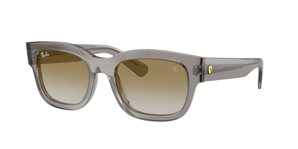 RAY-BAN 0RB2228M TRANSPARENT GREY square sunglasses by RAY-BAN