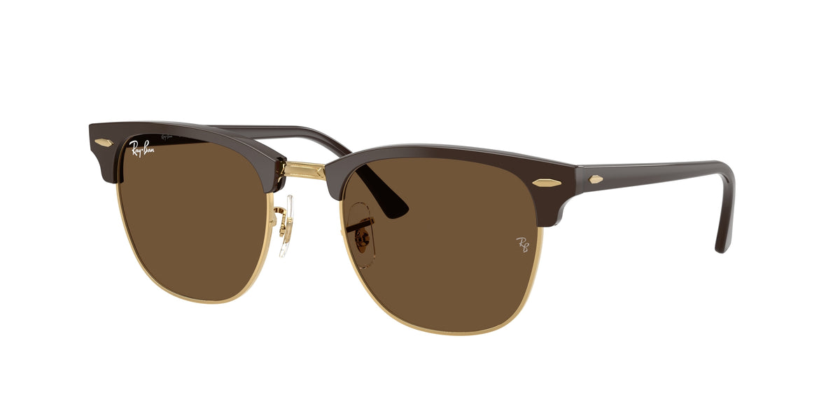 RAY-BAN 0RB3016 BROWN & GOLD square sunglasses by RAY-BAN