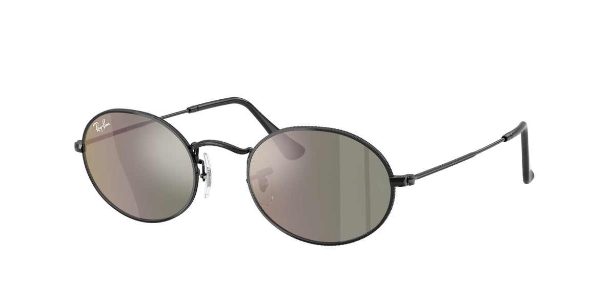 RAY-BAN 0RB3547N BLACK oval sunglasses by RAY-BAN