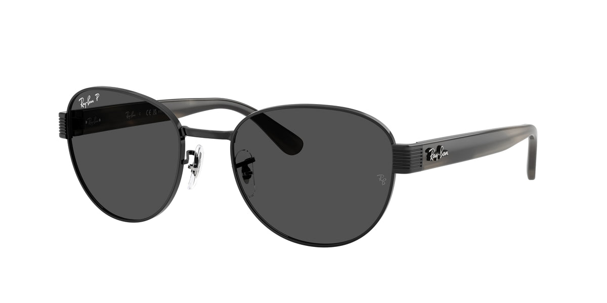 RAY-BAN 0RB3766CH BLACK square sunglasses by RAY-BAN