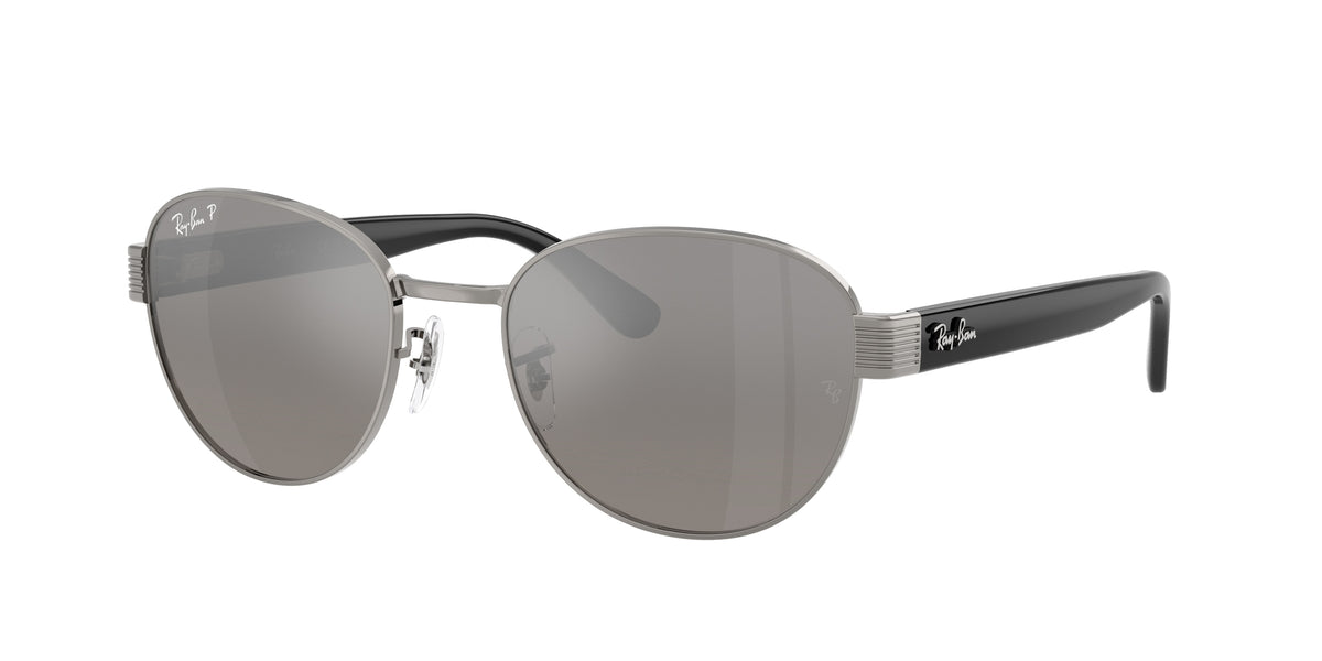 RAY-BAN 0RB3766CH GUNMETAL square sunglasses by RAY-BAN