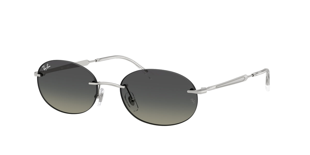 RAY-BAN 0RB3767 SILVER oval sunglasses by RAY-BAN