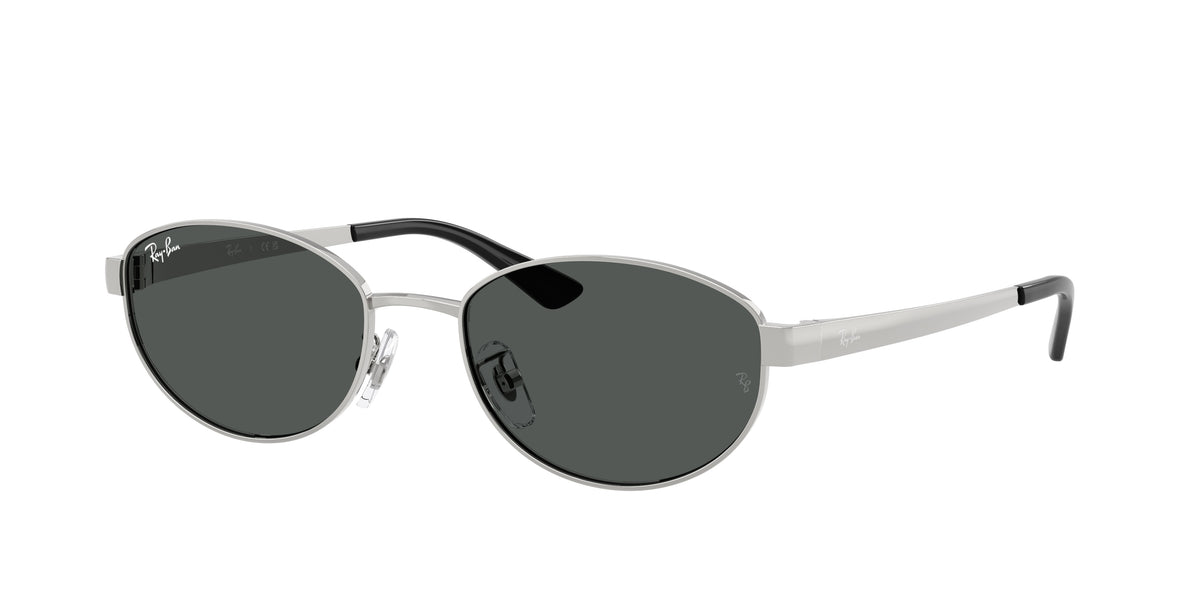RAY-BAN 0RB3774D SILVER oval sunglasses by RAY-BAN