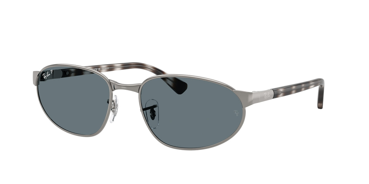 RAY-BAN 0RB3777 GUNMETAL irregular sunglasses by RAY-BAN