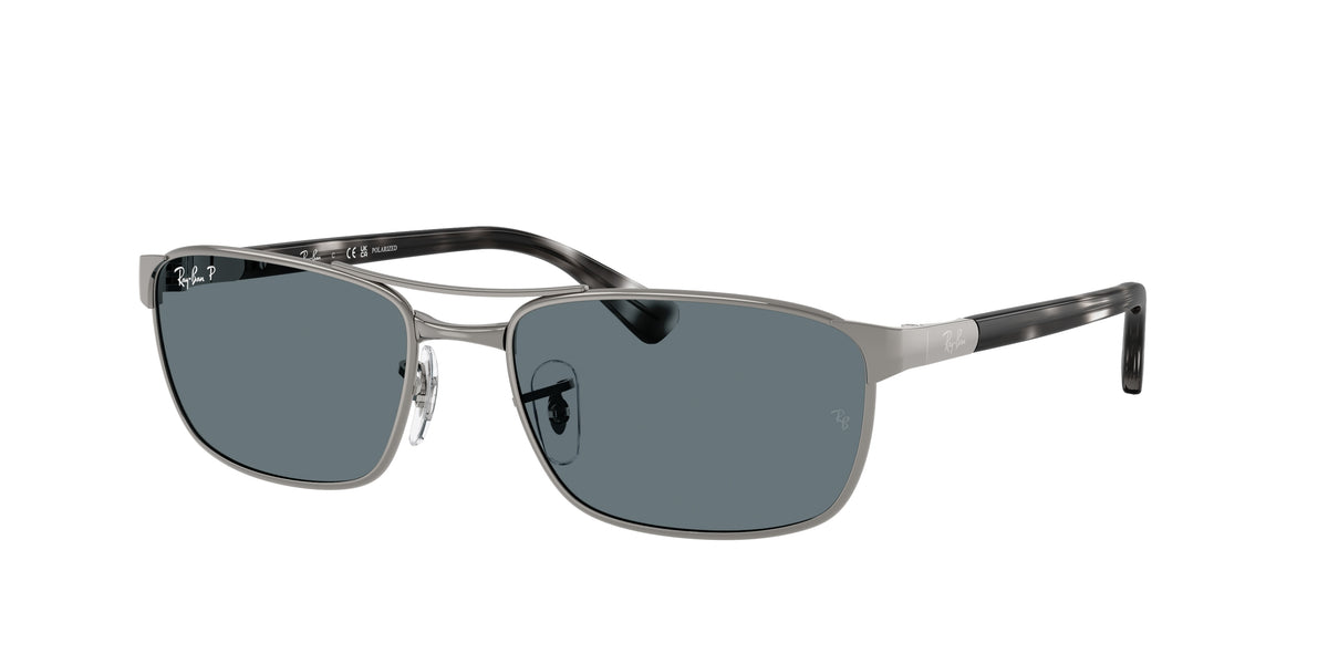 RAY-BAN 0RB3778 GUNMETAL irregular sunglasses by RAY-BAN