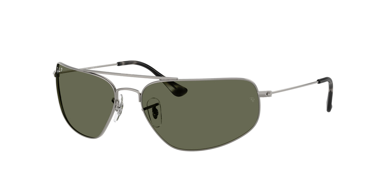 RAY-BAN 0RB3780 GUNMETAL rectangle sunglasses by RAY-BAN