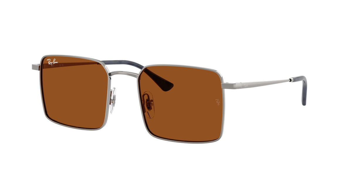 RAY-BAN 0RB3782 GUNMETAL square sunglasses by RAY-BAN