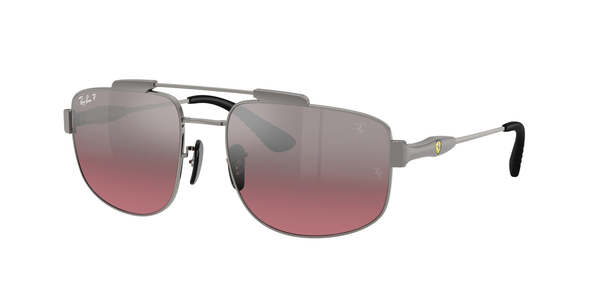 RAY-BAN 0RB3789M GUNMETAL square sunglasses by RAY-BAN