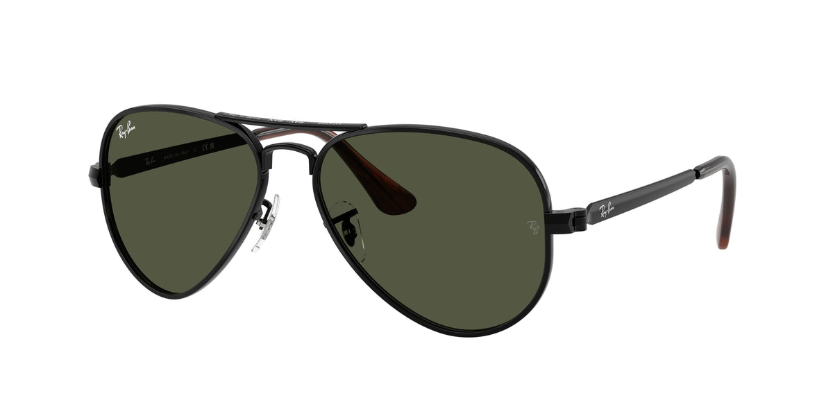 RAY-BAN 0RB3925 BLACK pilot sunglasses by RAY-BAN