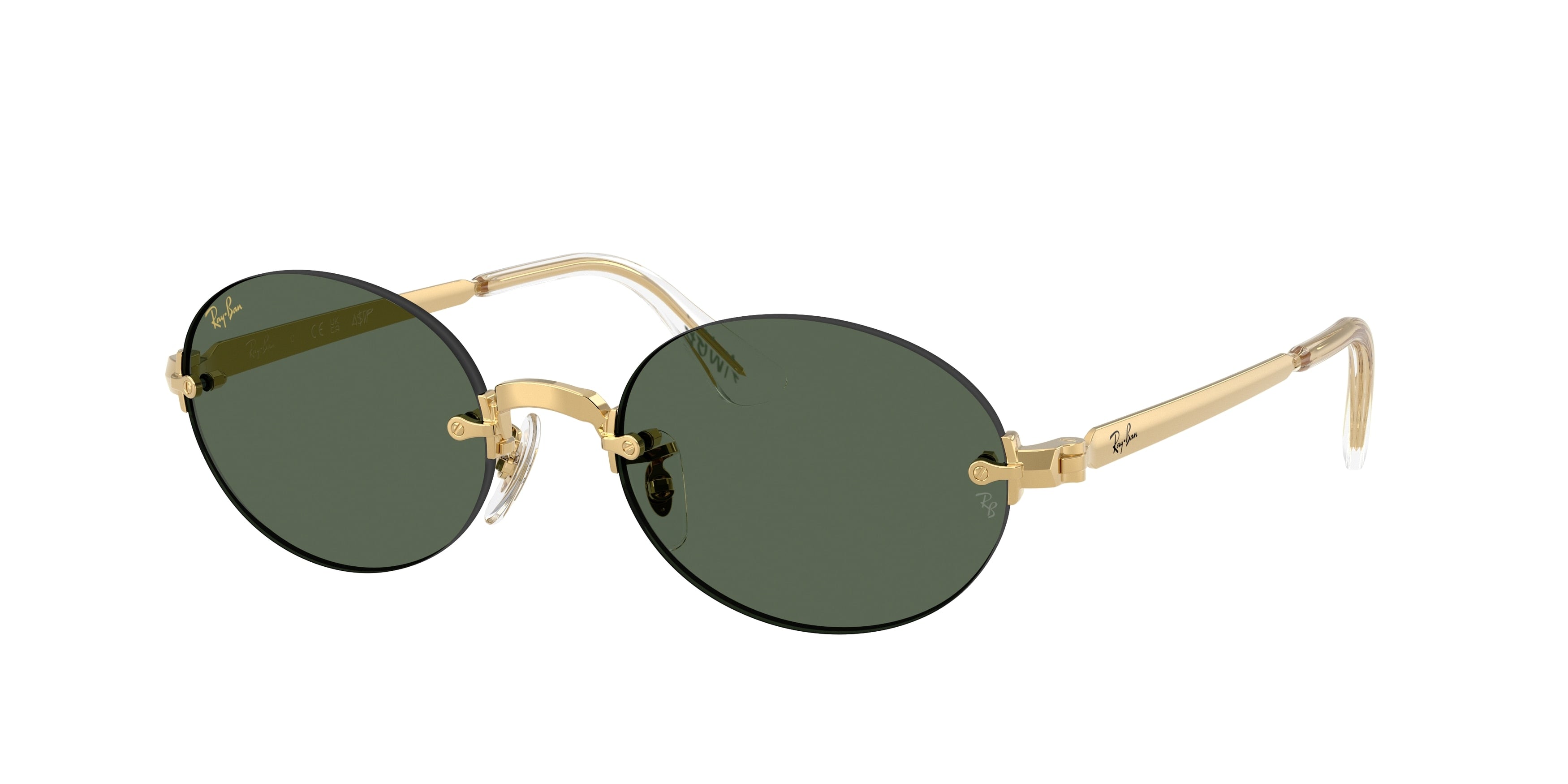 RAY-BAN 0RB3929 ARISTA GOLD oval sunglasses by RAY-BAN