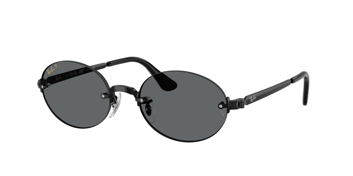 RAY-BAN 0RB3929 BLACK oval sunglasses by RAY-BAN