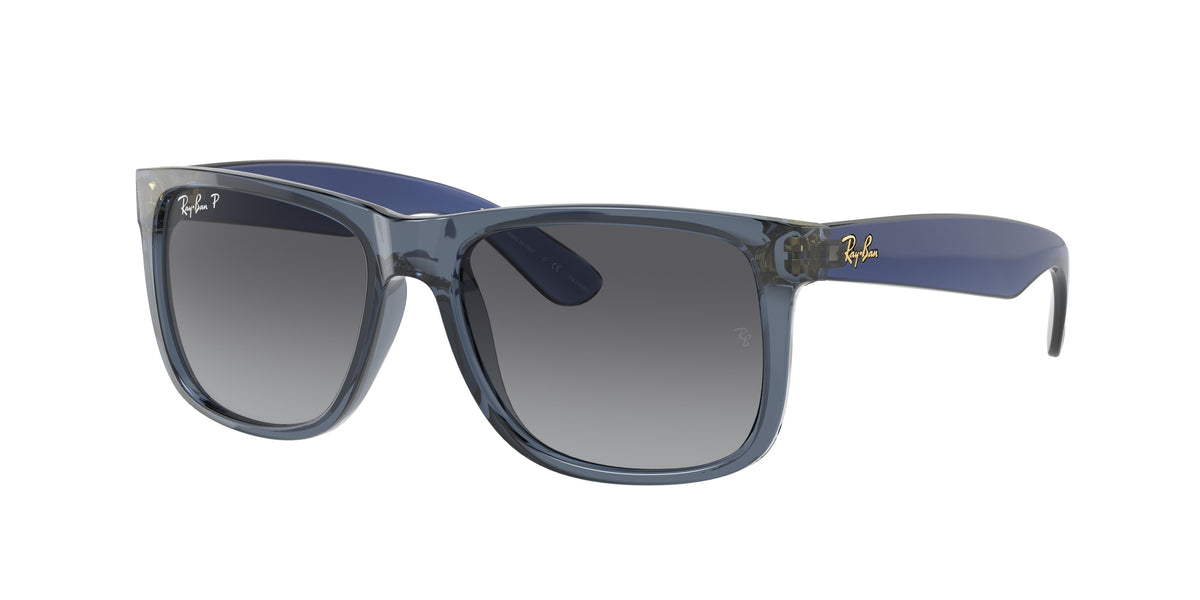 RAY-BAN 0RB4165 TRANSPARENT BLUE square sunglasses by RAY-BAN