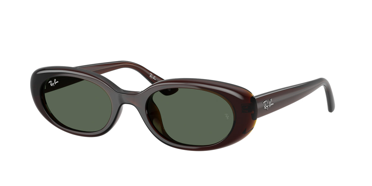 RAY-BAN 0RB4441D TRANSPARENT BROWN pillow sunglasses by RAY-BAN
