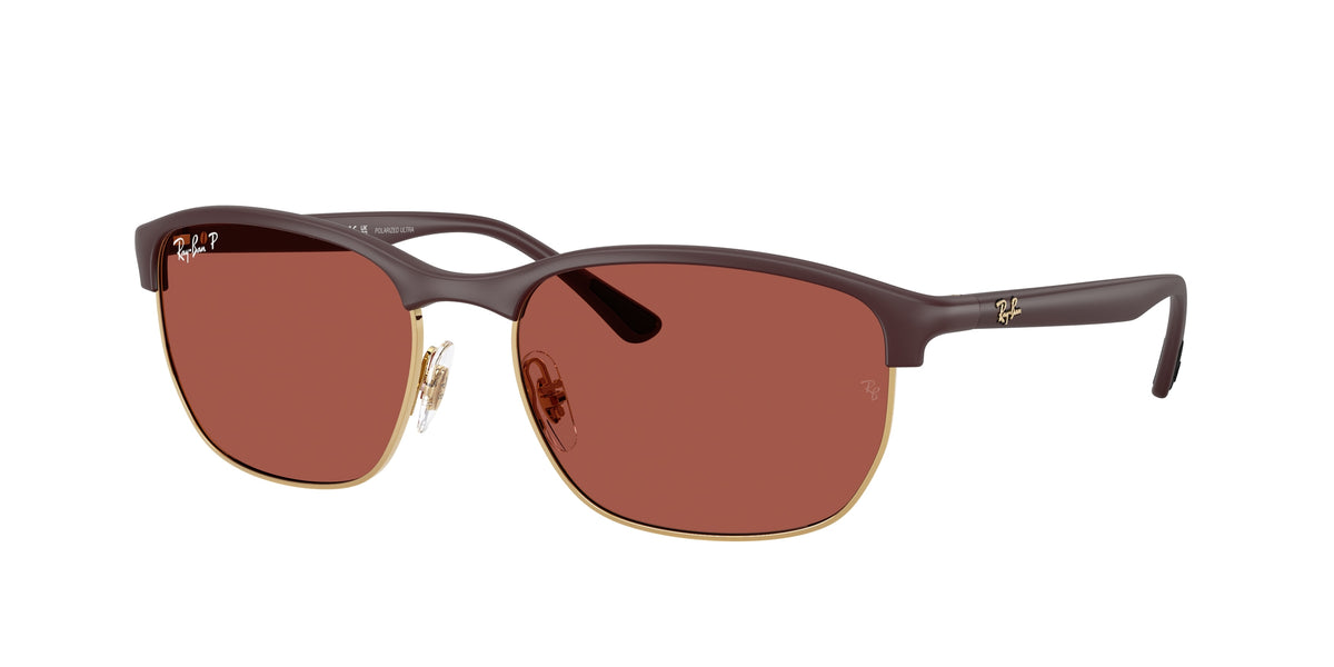 RAY-BAN 0RB4469 SAND VIOLET square sunglasses by RAY-BAN