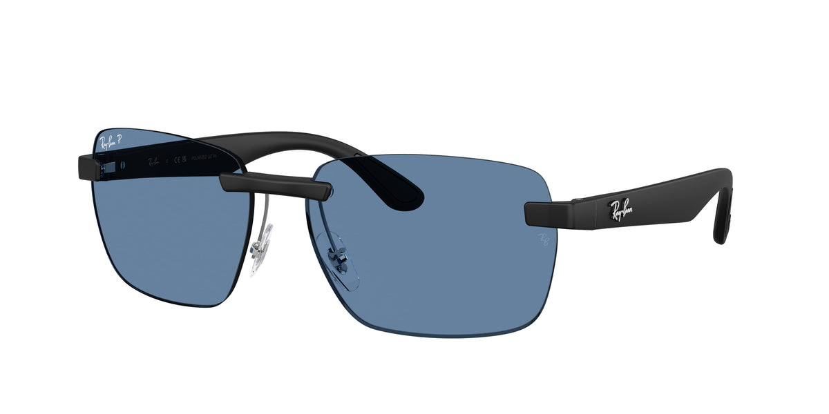 RAY-BAN 0RB4470CH SAND BLACK irregular sunglasses by RAY-BAN