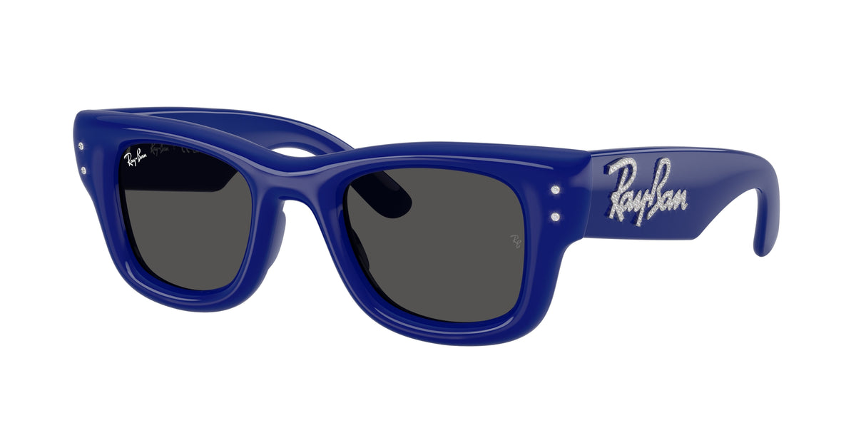 RAY-BAN 0RB4940B BLUE & STRASS square sunglasses by RAY-BAN