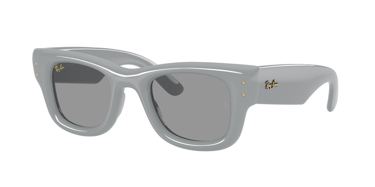 RAY-BAN 0RB4940 SOLID GREY square sunglasses by RAY-BAN