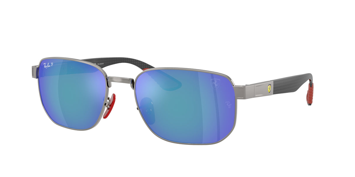 RAY-BAN 0RB8329M GUNMETAL irregular sunglasses by RAY-BAN