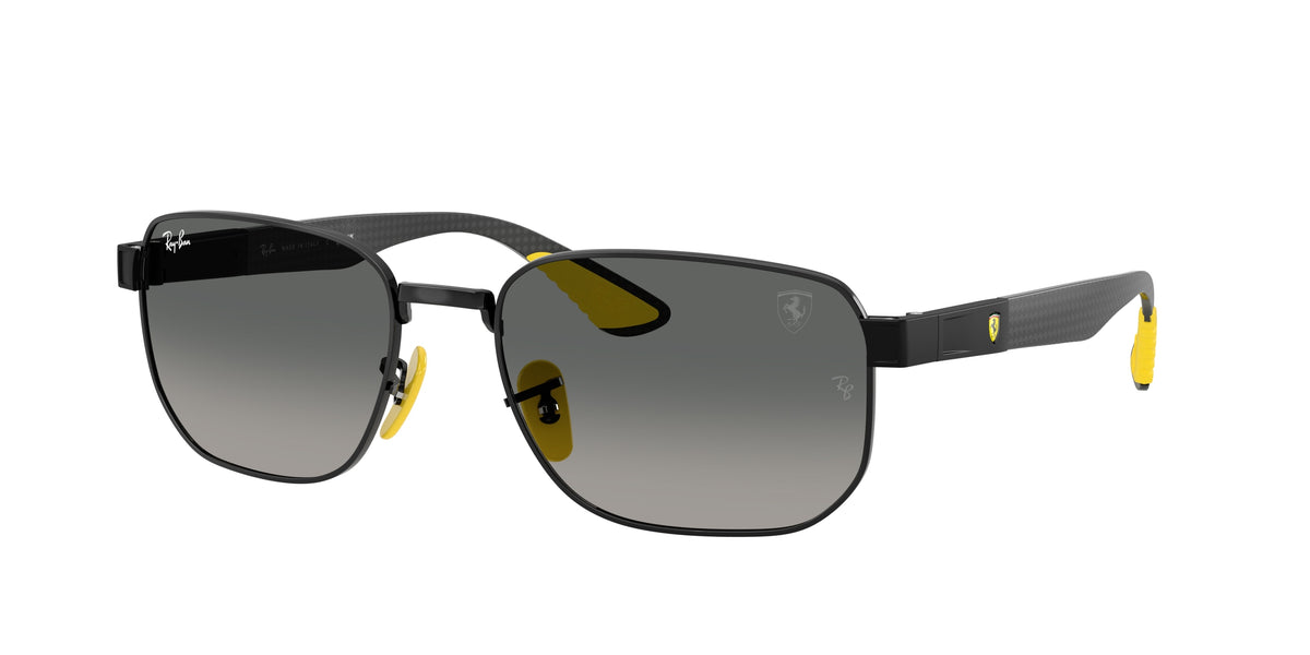 RAY-BAN 0RB8329M BLACK irregular sunglasses by RAY-BAN