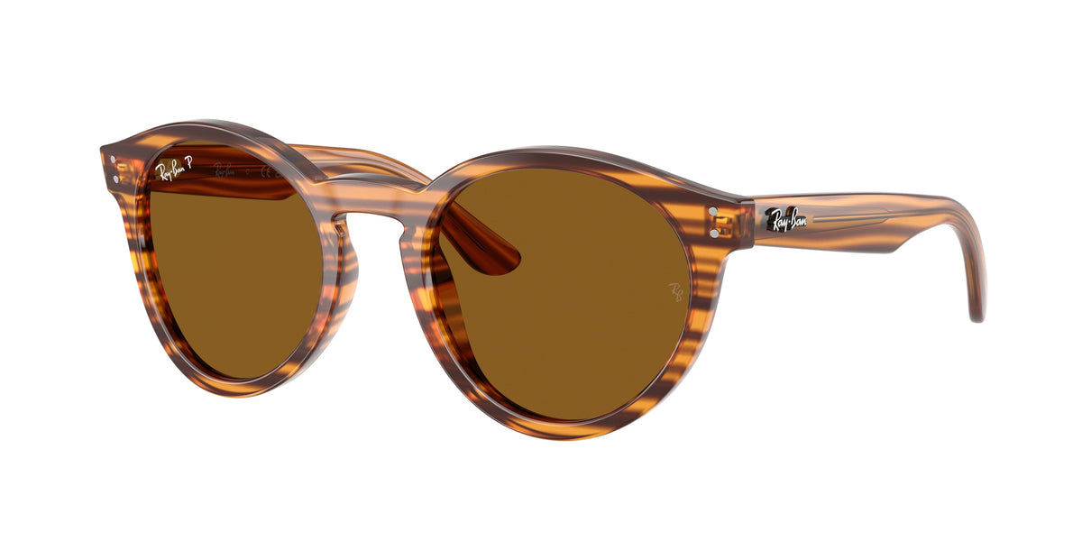 RAY-BAN 0RBR0505S STRIPED HAVANA phantos sunglasses by RAY-BAN