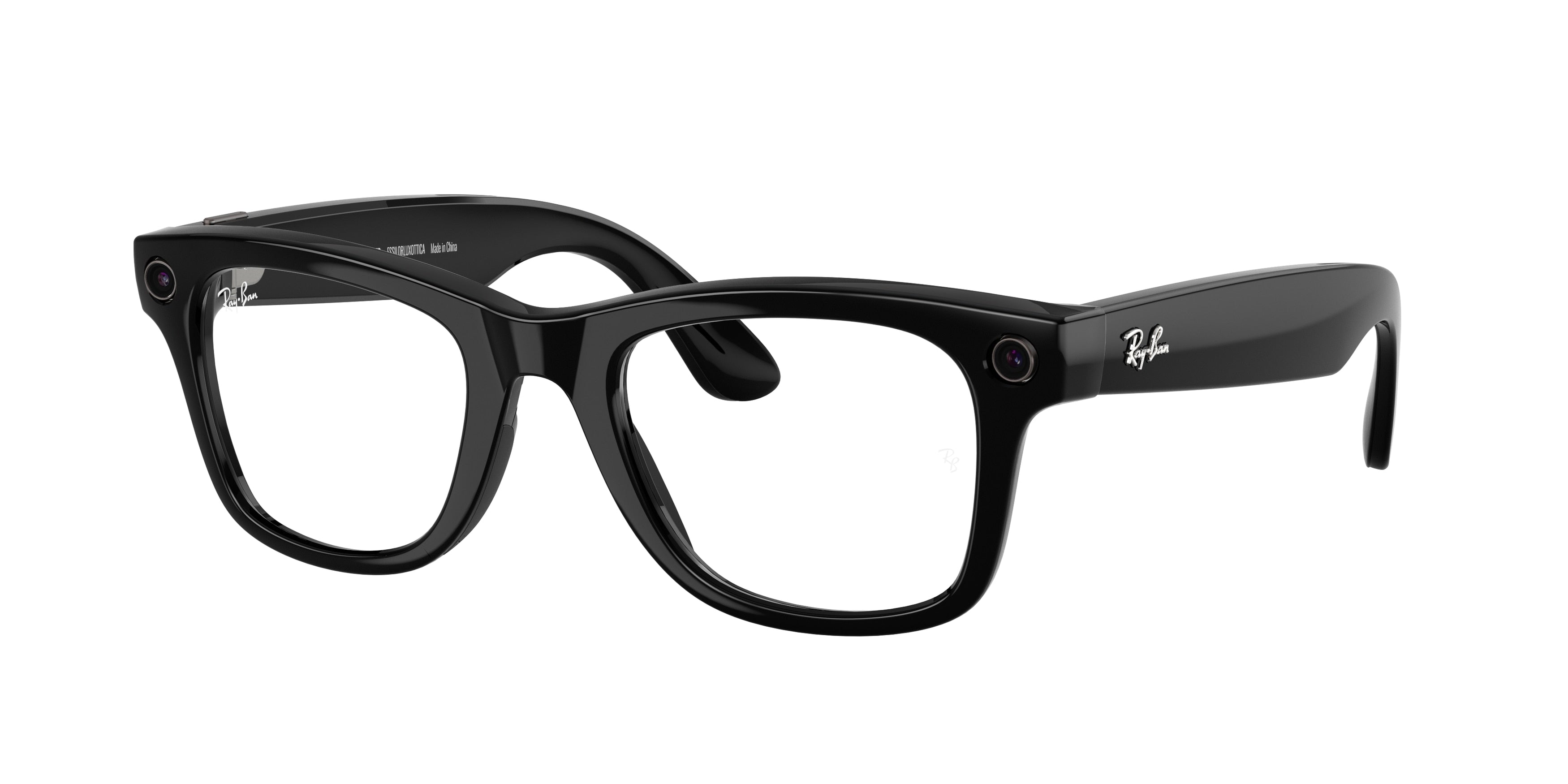 Ray-Ban Wearable 0RW4012 BLACK square AI Glasses by Ray-Ban