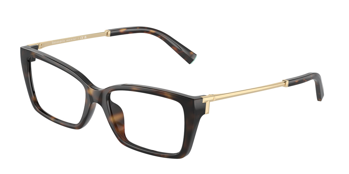 TIFFANY 0TF2239U HAVANA rectangle glasses by TIFFANY