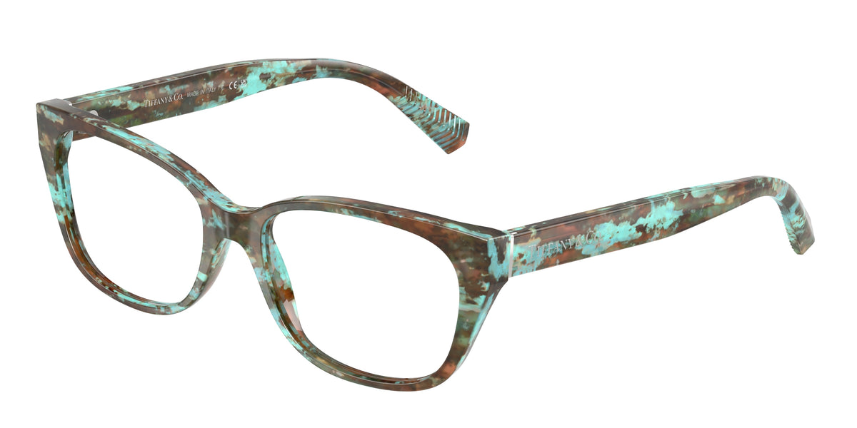 TIFFANY 0TF2261 HAVANA TIFFANY BLUE pillow glasses by TIFFANY
