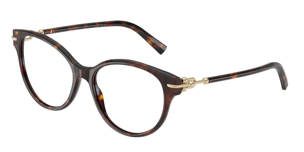 TIFFANY 0TF2289 HAVANA cat eye glasses by TIFFANY
