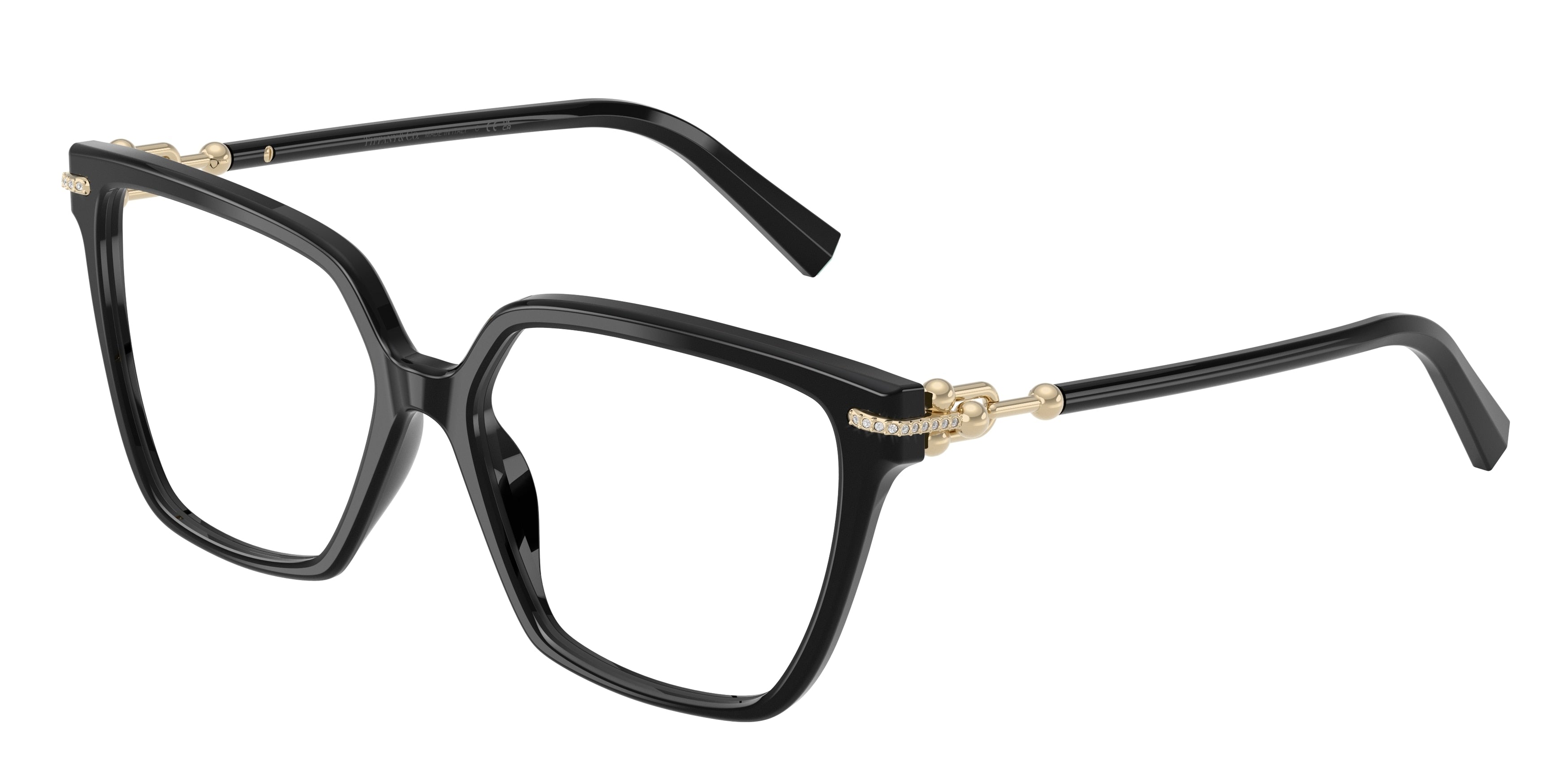 TIFFANY 0TF2290BU BLACK square glasses by TIFFANY