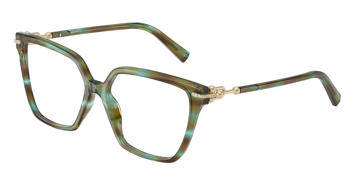 TIFFANY 0TF2290BU OCEAN TURQUOISE square glasses by TIFFANY