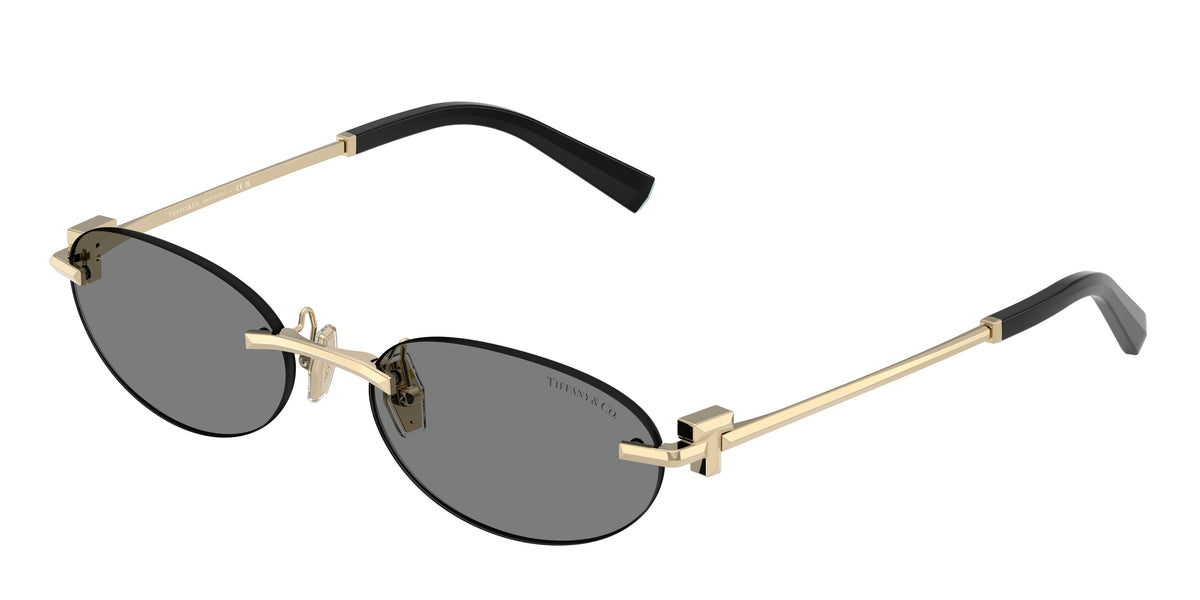TIFFANY 0TF3119D PALE GOLD oval sunglasses by TIFFANY