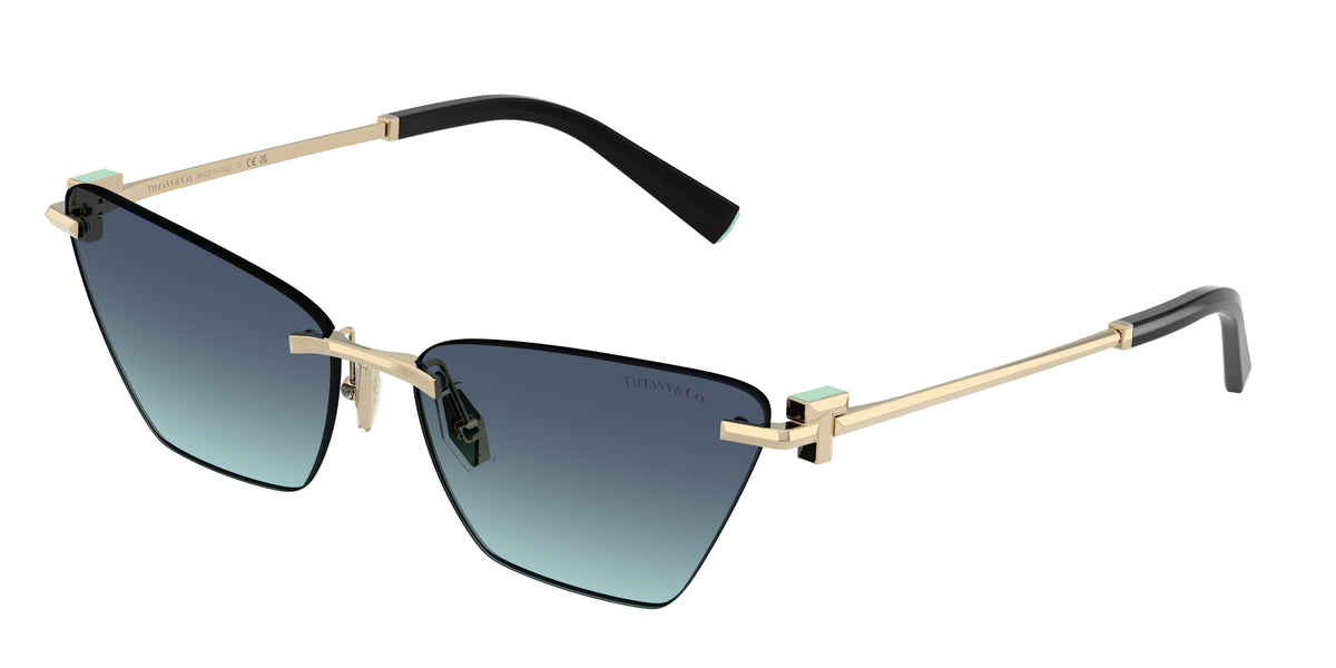 TIFFANY 0TF3120 PALE GOLD butterfly sunglasses by TIFFANY