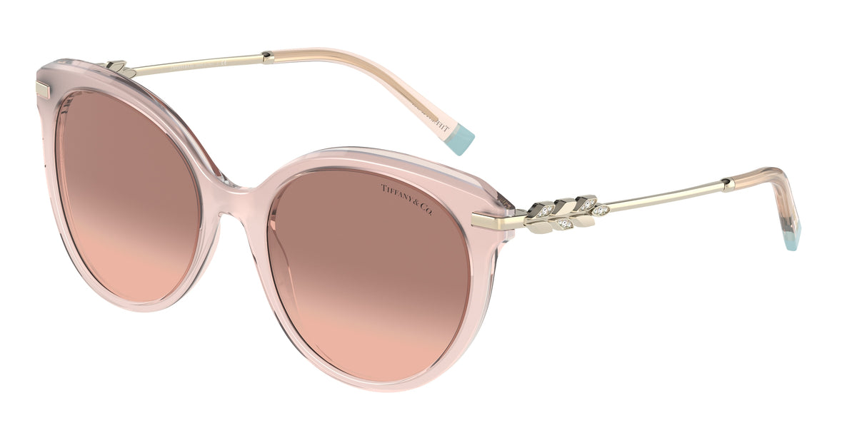 TIFFANY 0TF4189B MILKY PINK GRADIENT cat eye sunglasses by TIFFANY