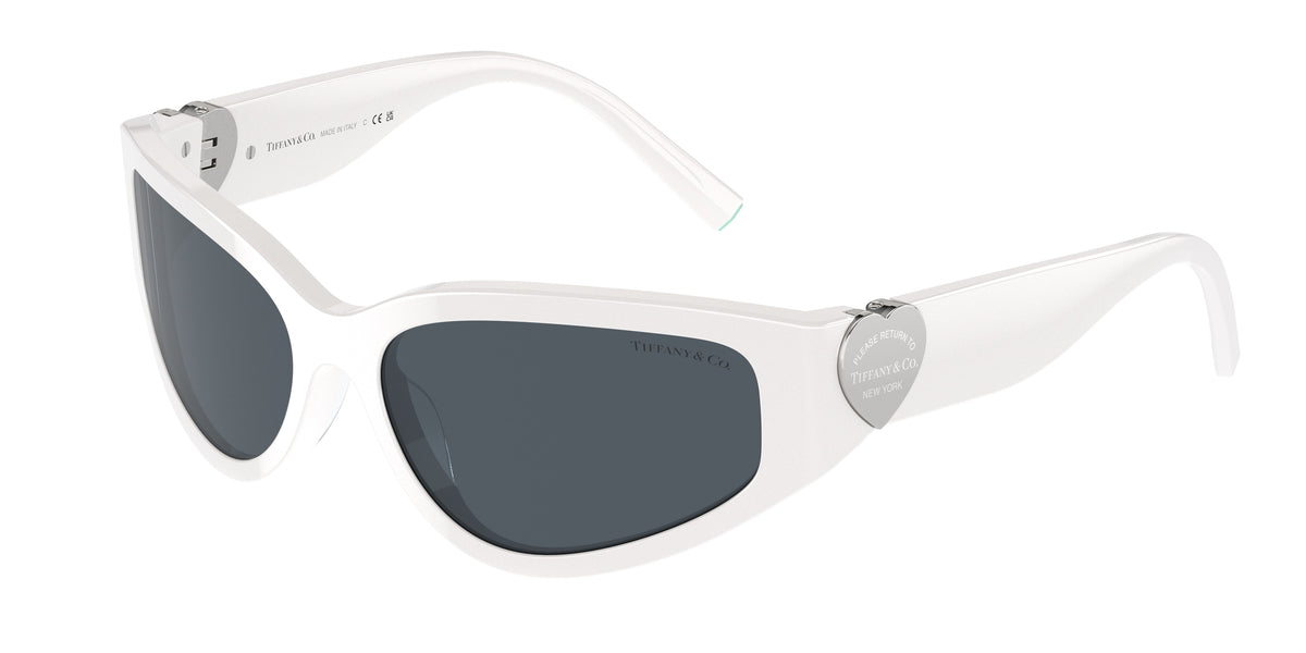 TIFFANY 0TF4217 BRIGHT WHITE irregular sunglasses by TIFFANY