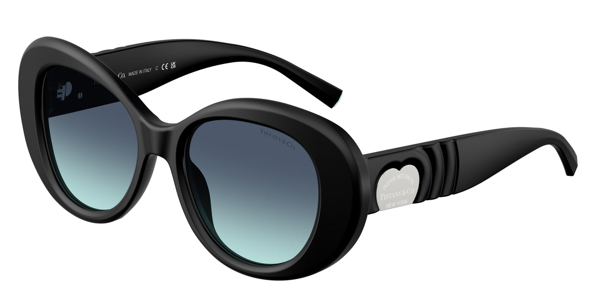TIFFANY 0TF4228 MATTE BLACK round sunglasses by TIFFANY