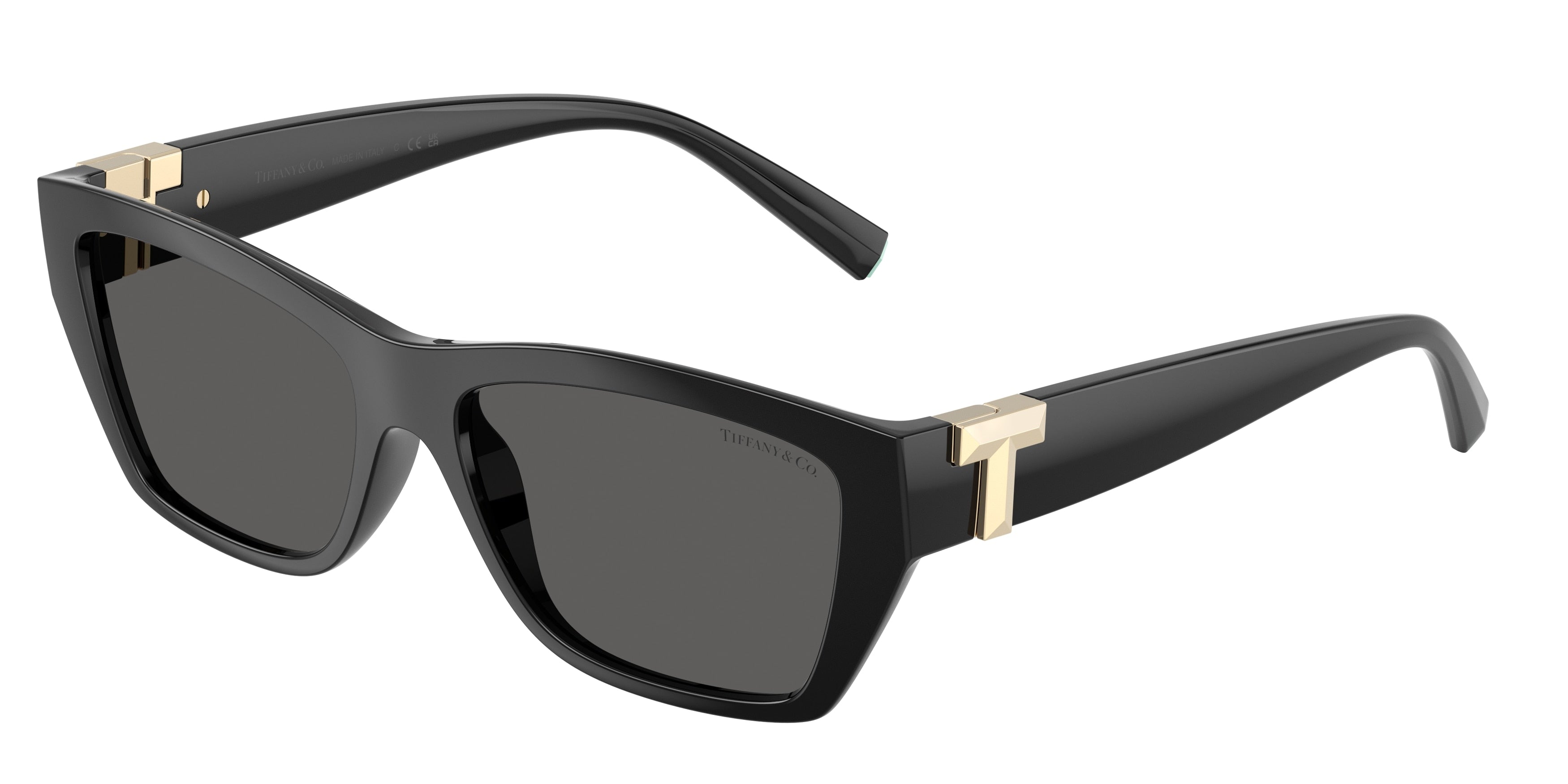 TIFFANY 0TF4255U BLACK rectangle sunglasses by TIFFANY