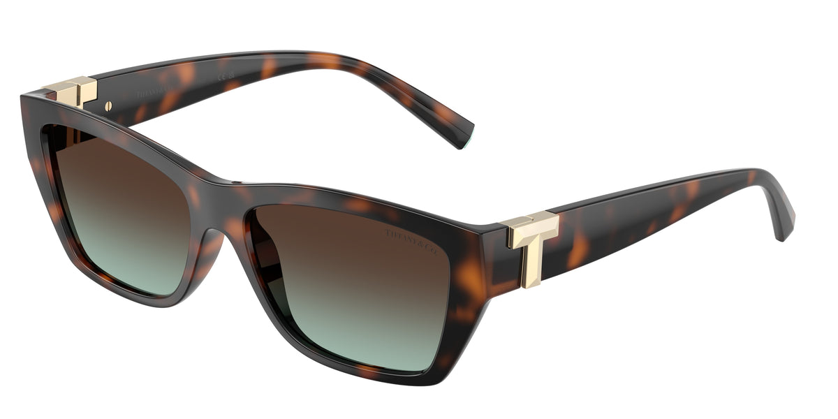 TIFFANY 0TF4255U HAVANA rectangle sunglasses by TIFFANY