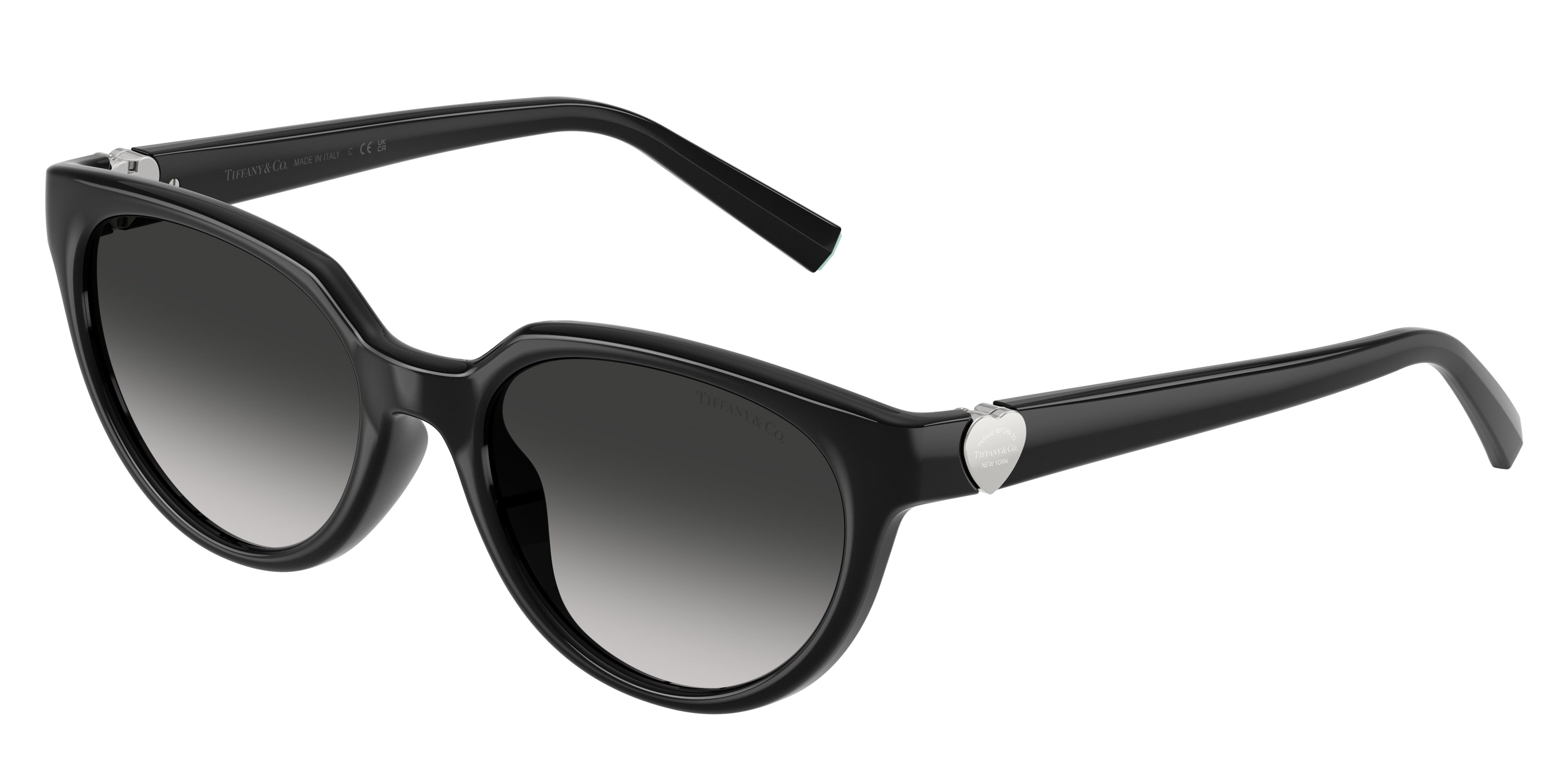 TIFFANY 0TF4256D BLACK cat eye sunglasses by TIFFANY