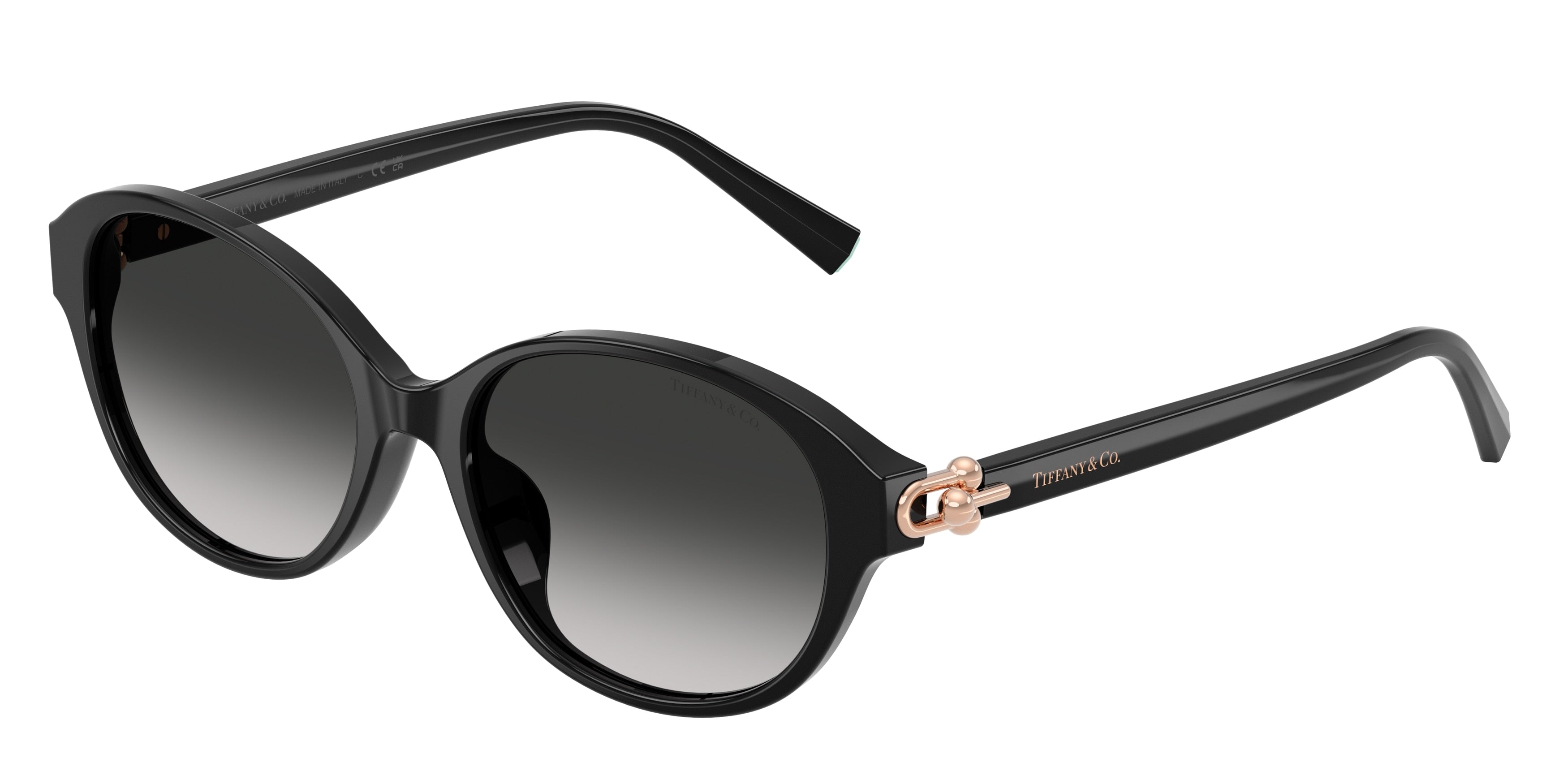 TIFFANY 0TF4263D BLACK round sunglasses by TIFFANY