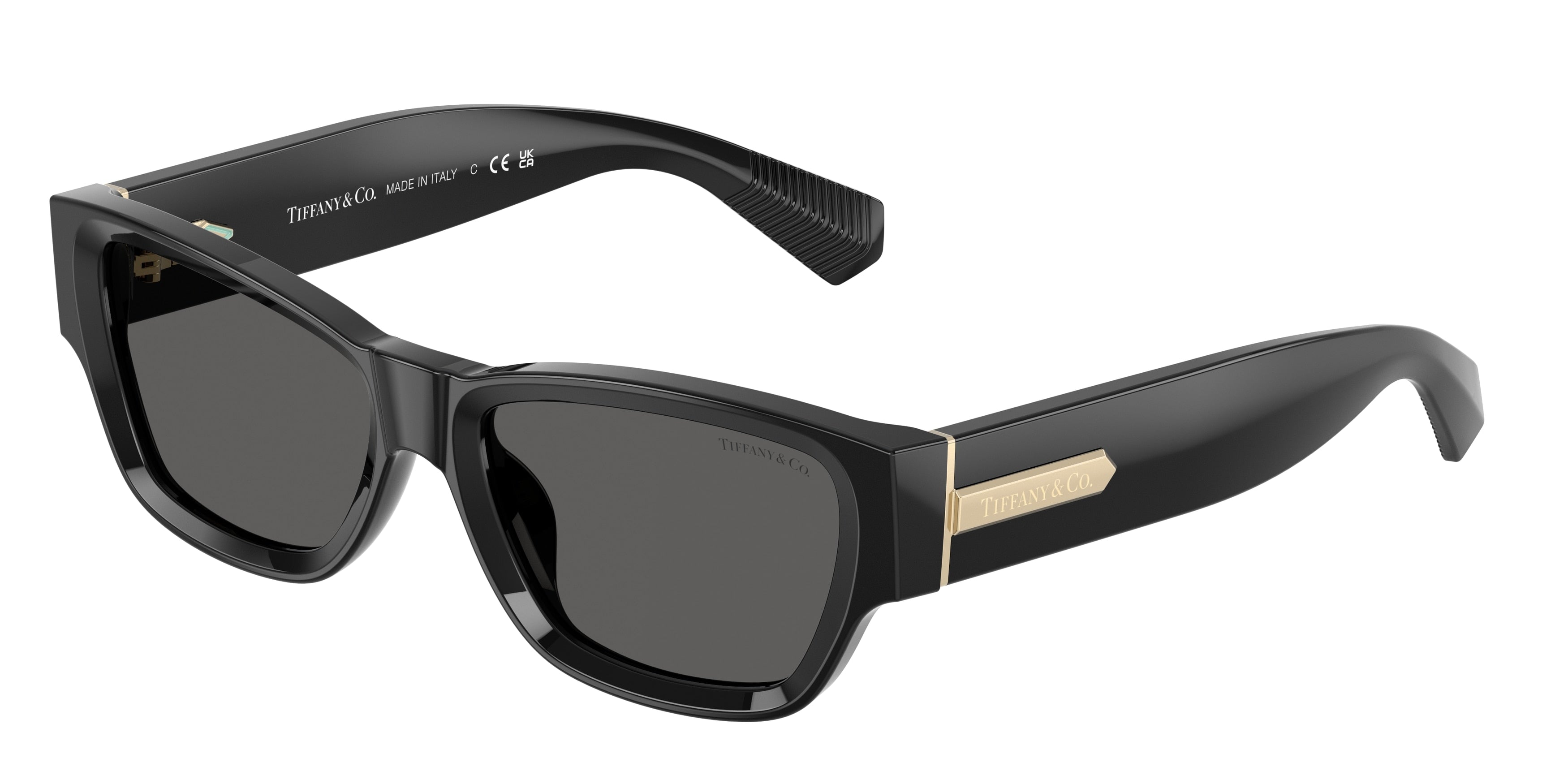 TIFFANY 0TF4265U BLACK rectangle sunglasses by TIFFANY