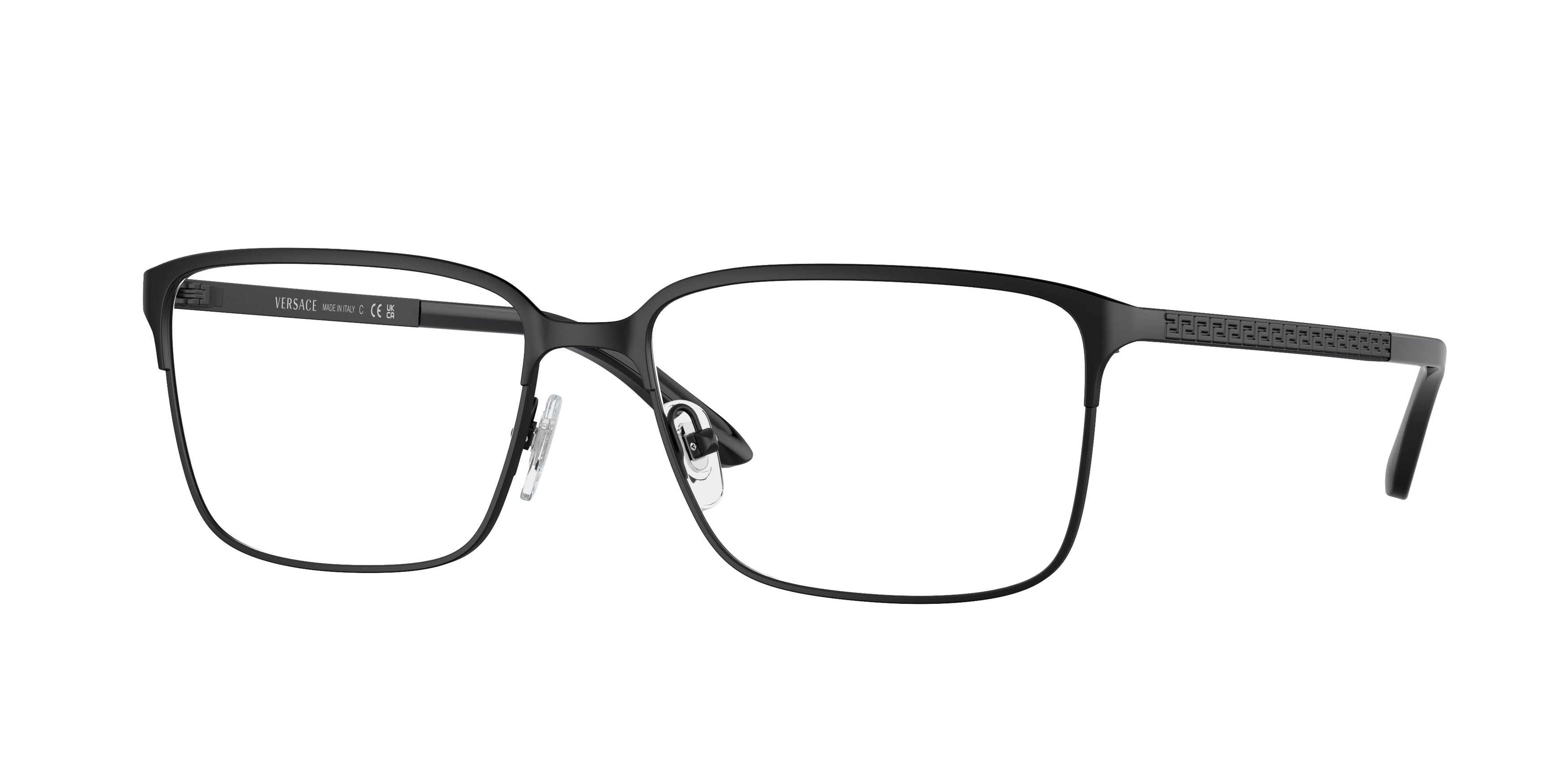 VERSACE 0VE1232 MATTE BLACK rectangle glasses by VERSACE