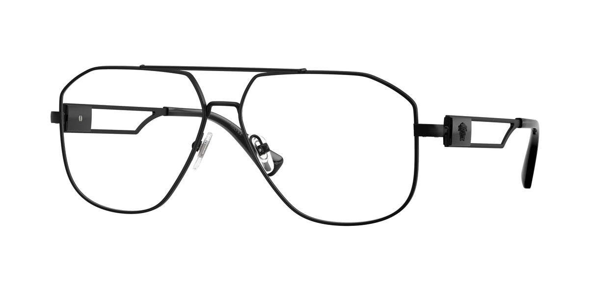 VERSACE 0VE1287 MATTE BLACK pilot glasses by VERSACE