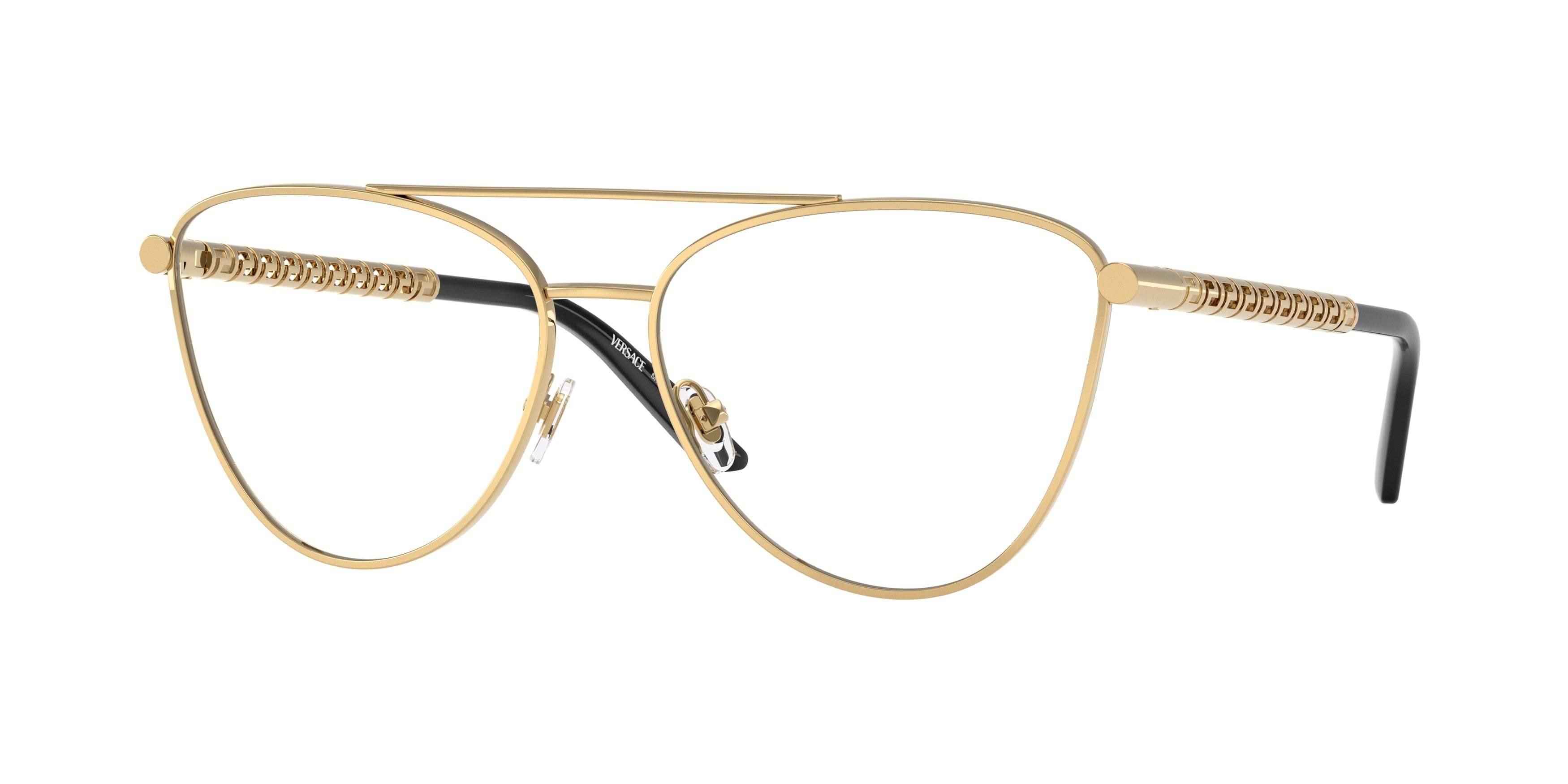 VERSACE 0VE1296 GOLD cat eye glasses by VERSACE