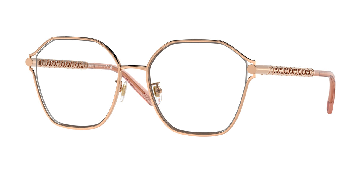 VERSACE 0VE1299D ROSE GOLD irregular glasses by VERSACE