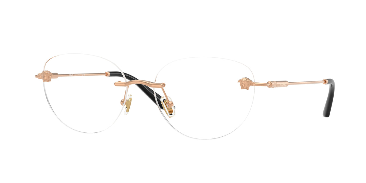 VERSACE 0VE1305 ROSE GOLD round glasses by VERSACE