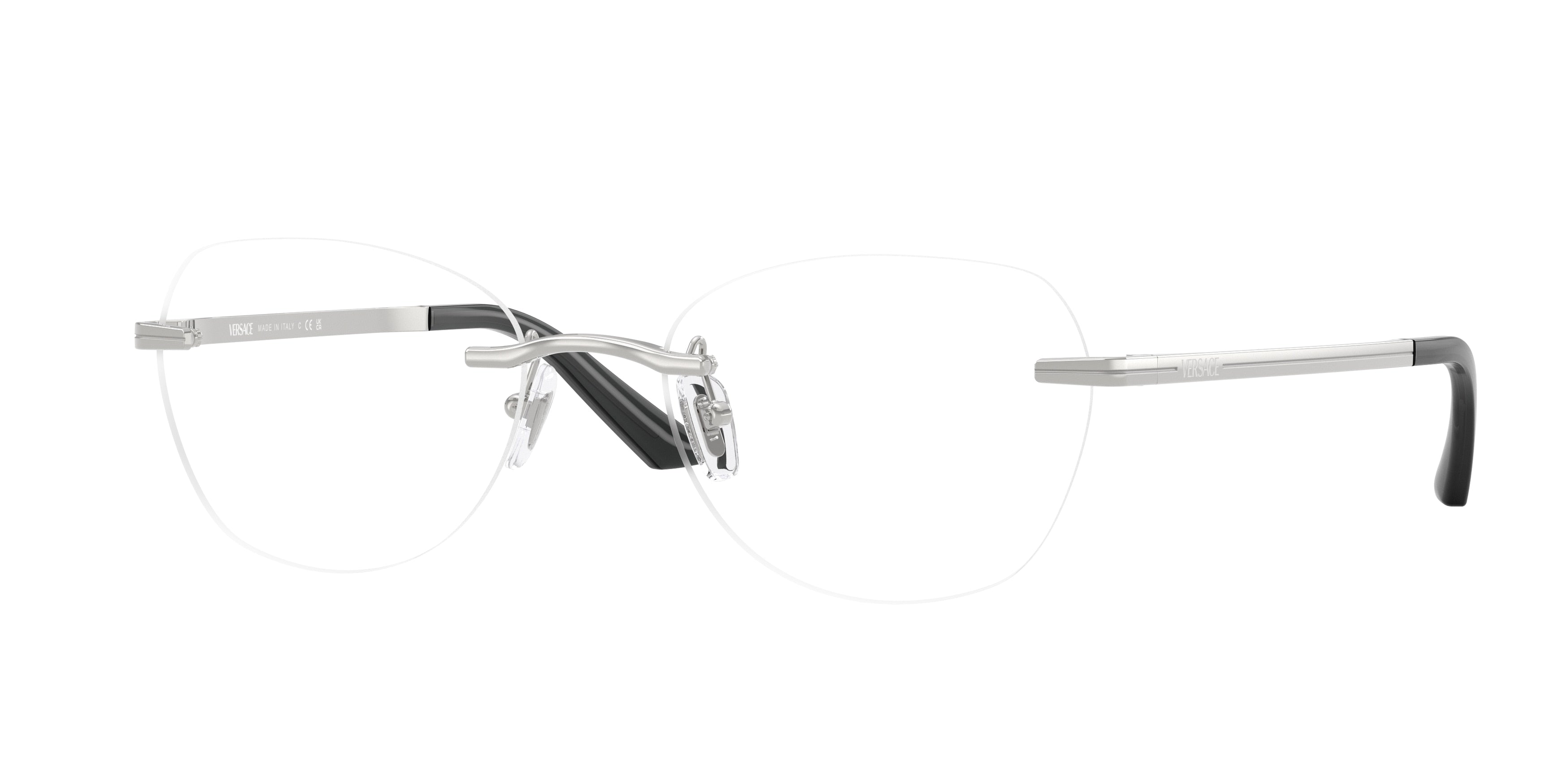 VERSACE 0VE1314D SILVER irregular glasses by VERSACE