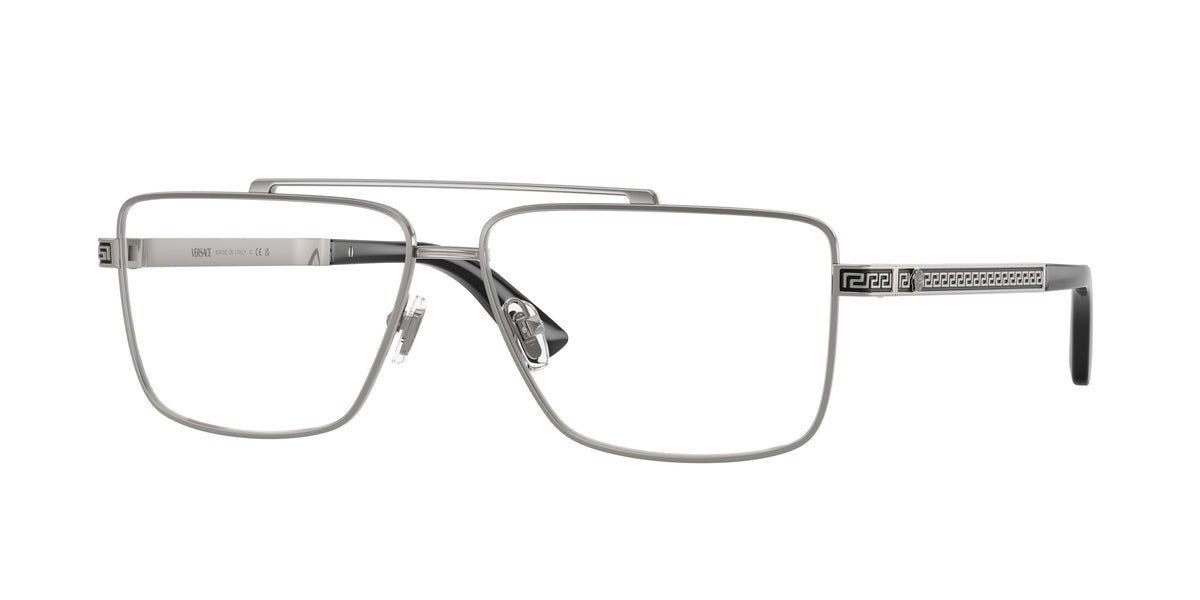 VERSACE 0VE1315 GUNMETAL rectangle glasses by VERSACE